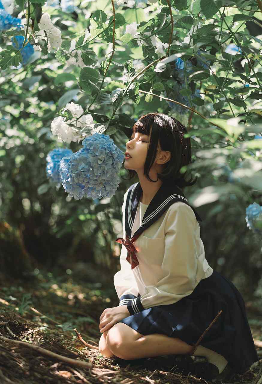 凛子酱-紫阳花 [27P-107MB] JK制服-第4张