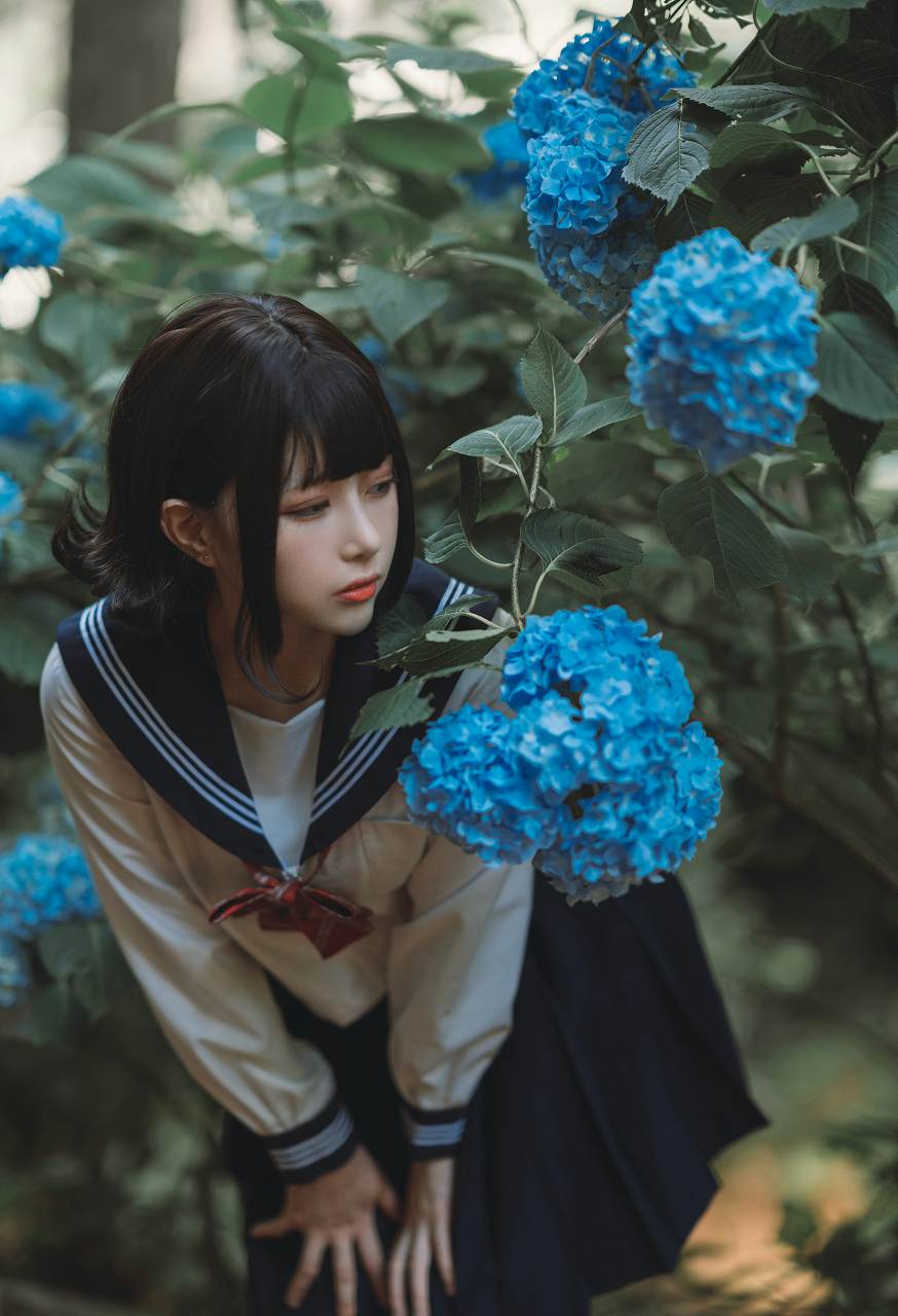 凛子酱-紫阳花 [27P-107MB] JK制服-第5张