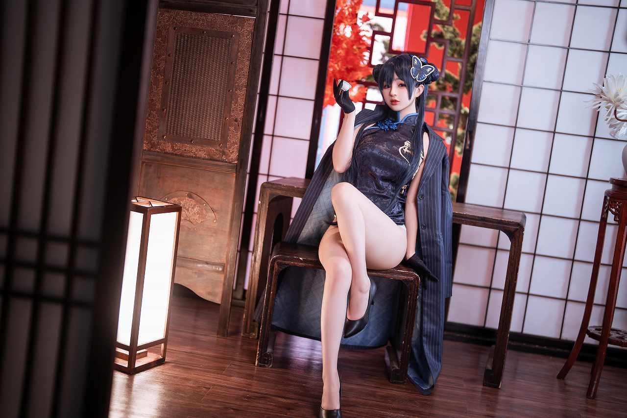 桜井宁宁-妃咲 [40P-738M] 旗袍-第1张
