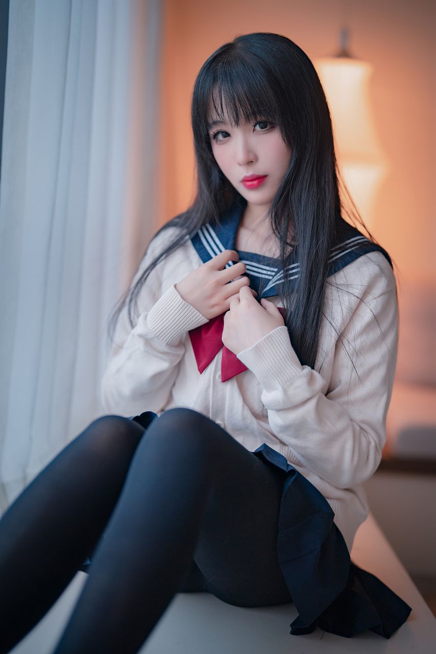 轩萧学姐-黑丝JK 2.0 [44P-167M] JK制服-第4张
