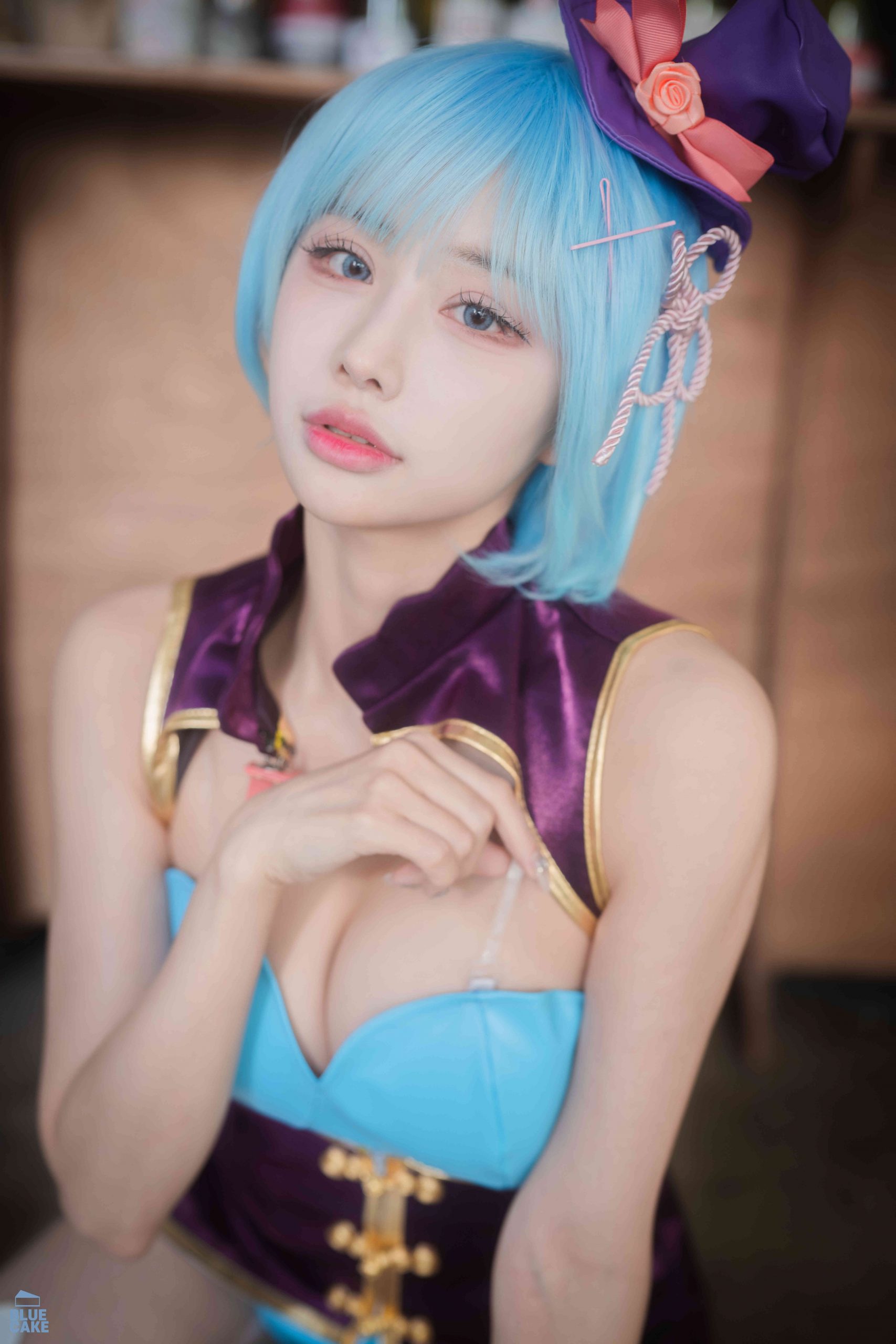 YeonYu (연유)-[BLUECAKE] Vol.02 MY MASTER Magician (RED.Ver) [109P1V-1.81GB] 性感诱惑-第6张