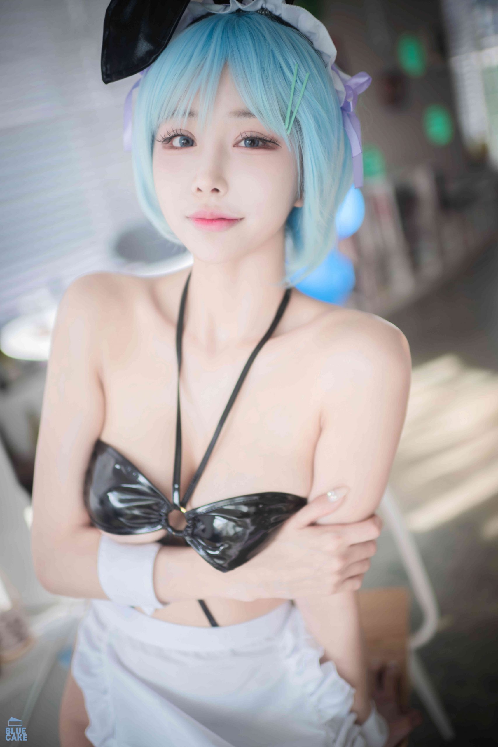 YeonYu (연유)-[BLUECAKE] Vol.02 MY MASTER Maid (RED.Ver) [125P-1.75GB] 兔女郎-第5张