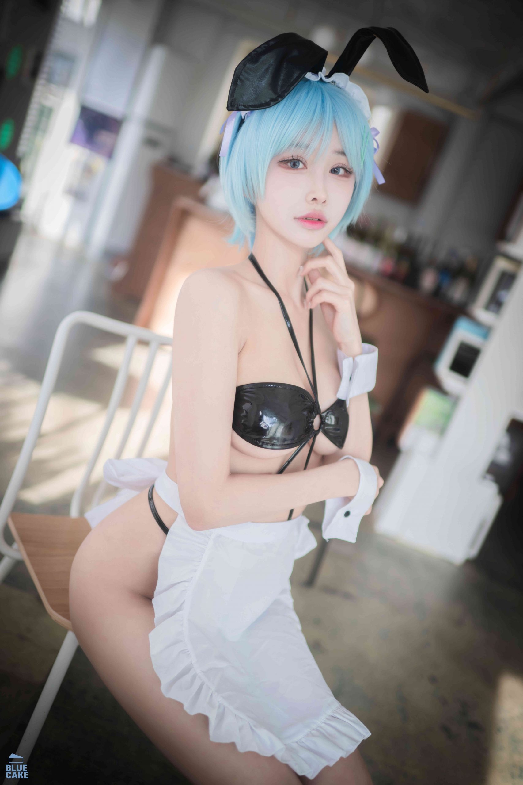 YeonYu (연유)-[BLUECAKE] Vol.02 MY MASTER Maid (RED.Ver) [125P-1.75GB] 兔女郎-第2张