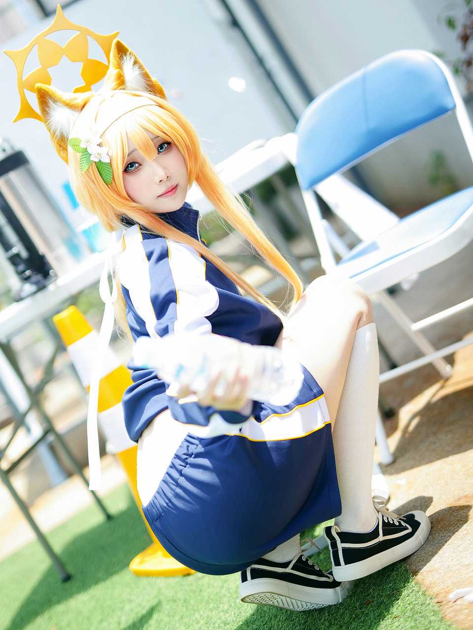 曉美媽-Blue Archive - 伊落マリー（体操服） [60P-176MB] cosplay美女-第2张