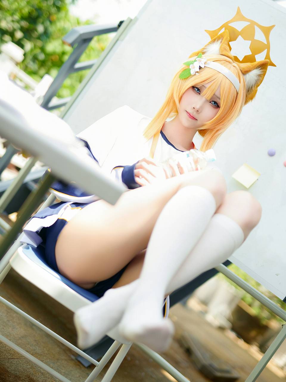 曉美媽-Blue Archive - 伊落マリー（体操服） [60P-176MB] cosplay美女-第6张