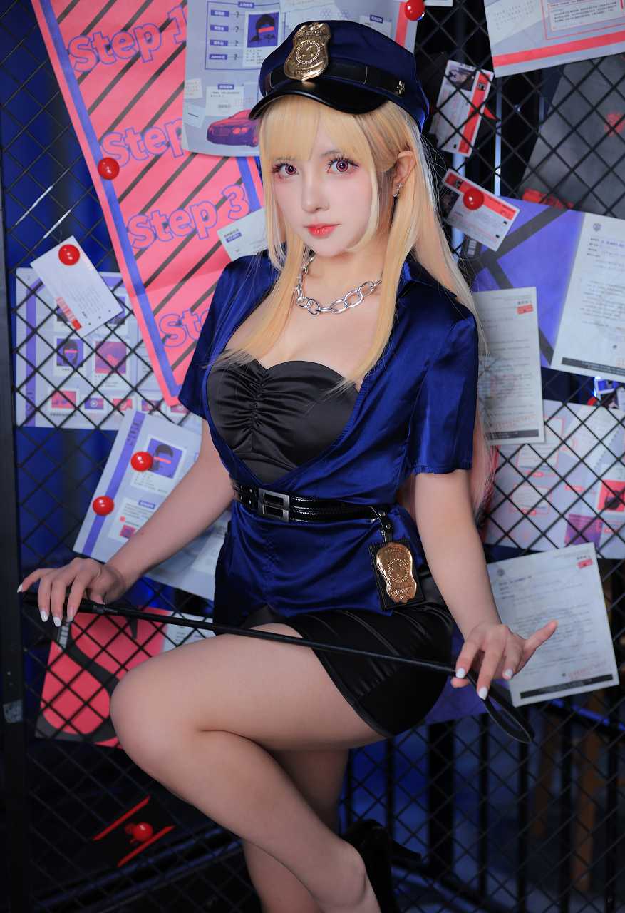杏仁曲奇-喜多川海梦 女警 [14P-113MB] cosplay美女-第3张