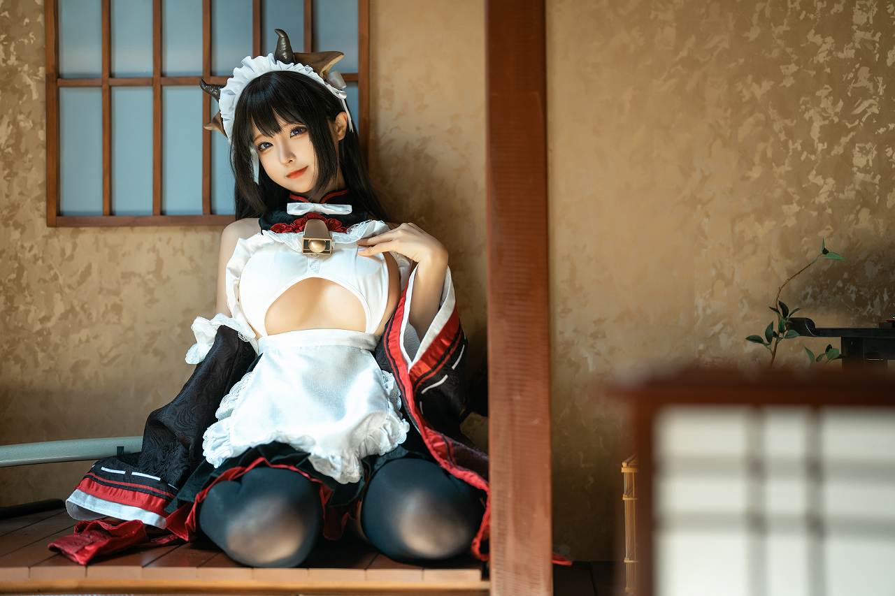 蠢沫沫-牛牛女仆 [15P-143MB] cosplay美女-第3张