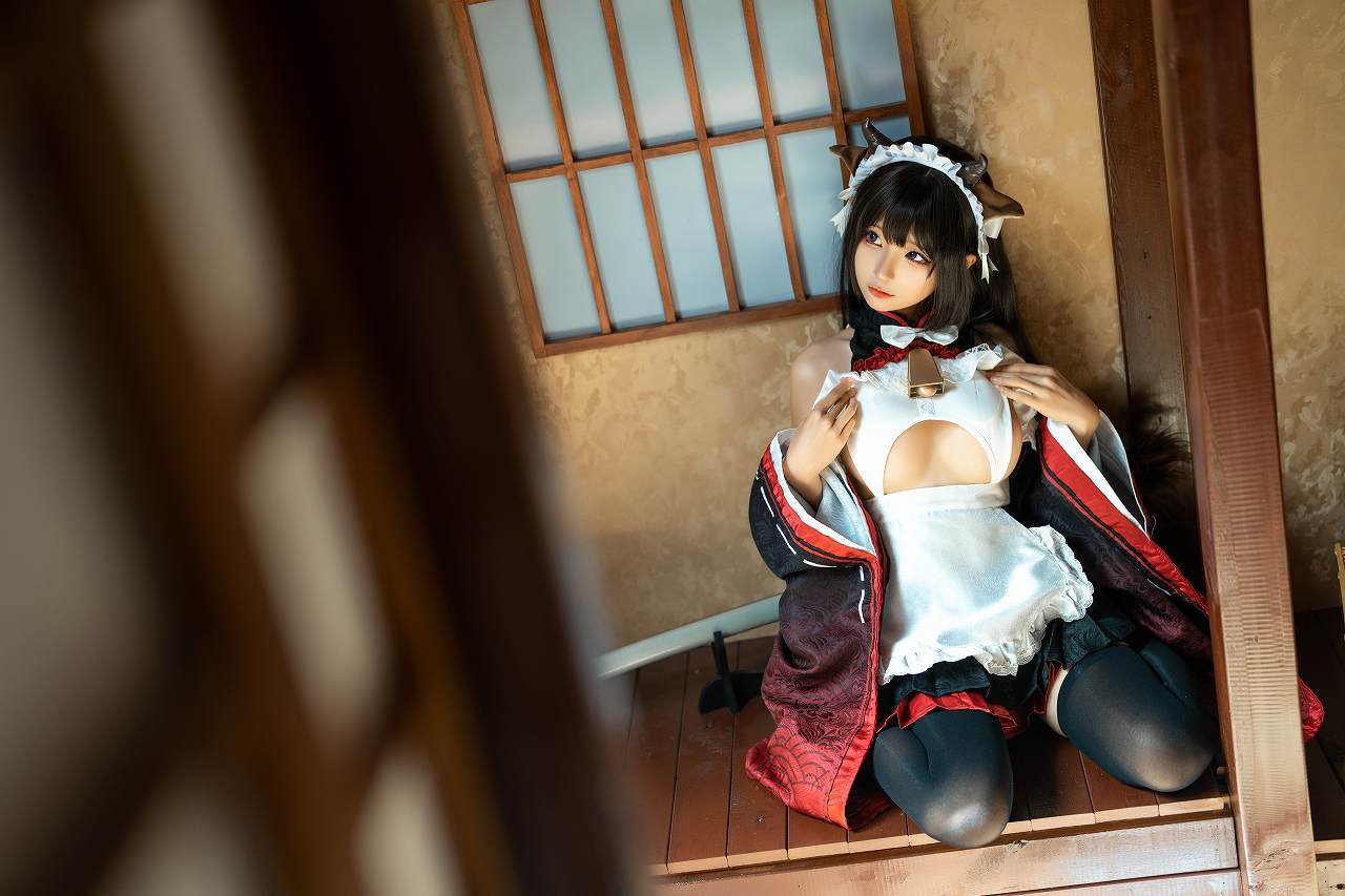 蠢沫沫-牛牛女仆 [15P-143MB] cosplay美女-第1张
