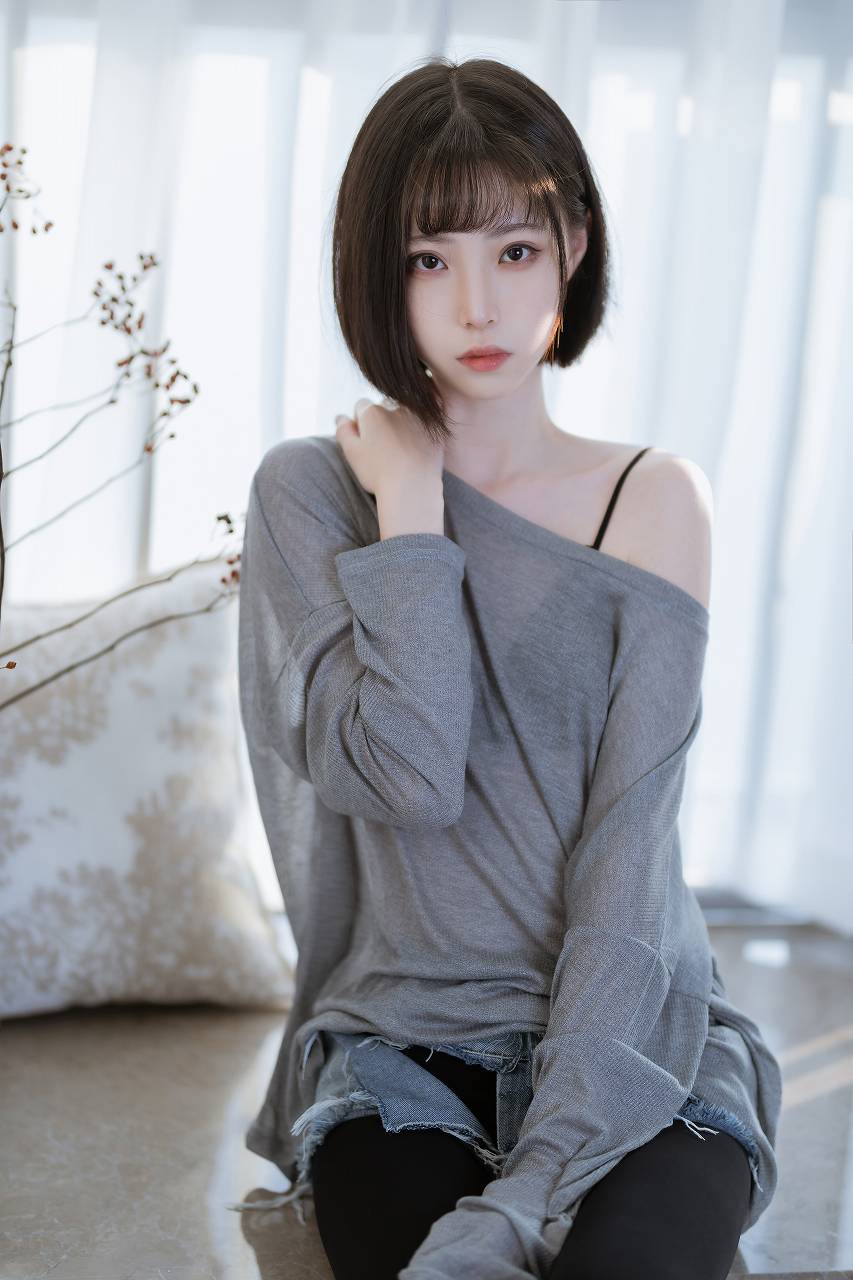 许岚LAN-半透毛衣 [40P-233M] 清纯可爱-第2张