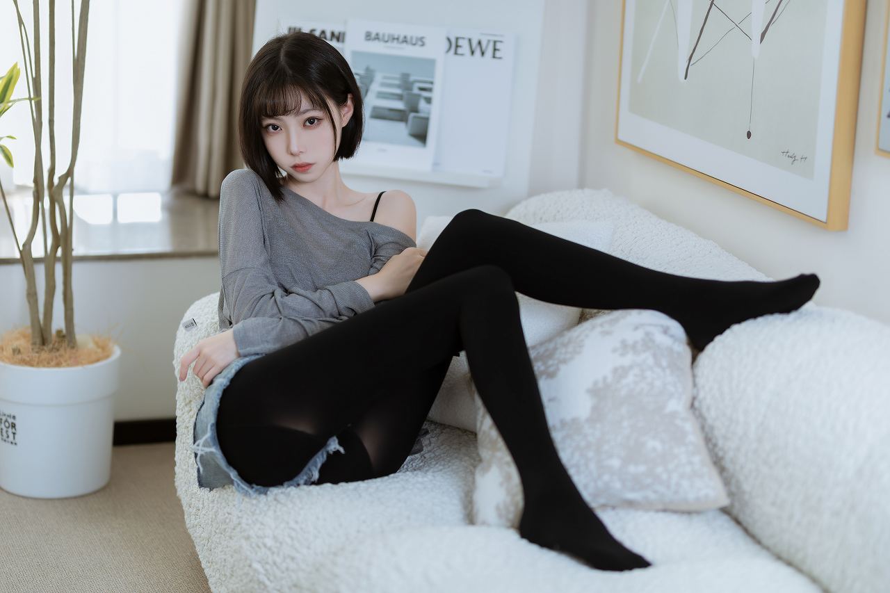 许岚LAN-半透毛衣 [40P-233M] 清纯可爱-第5张