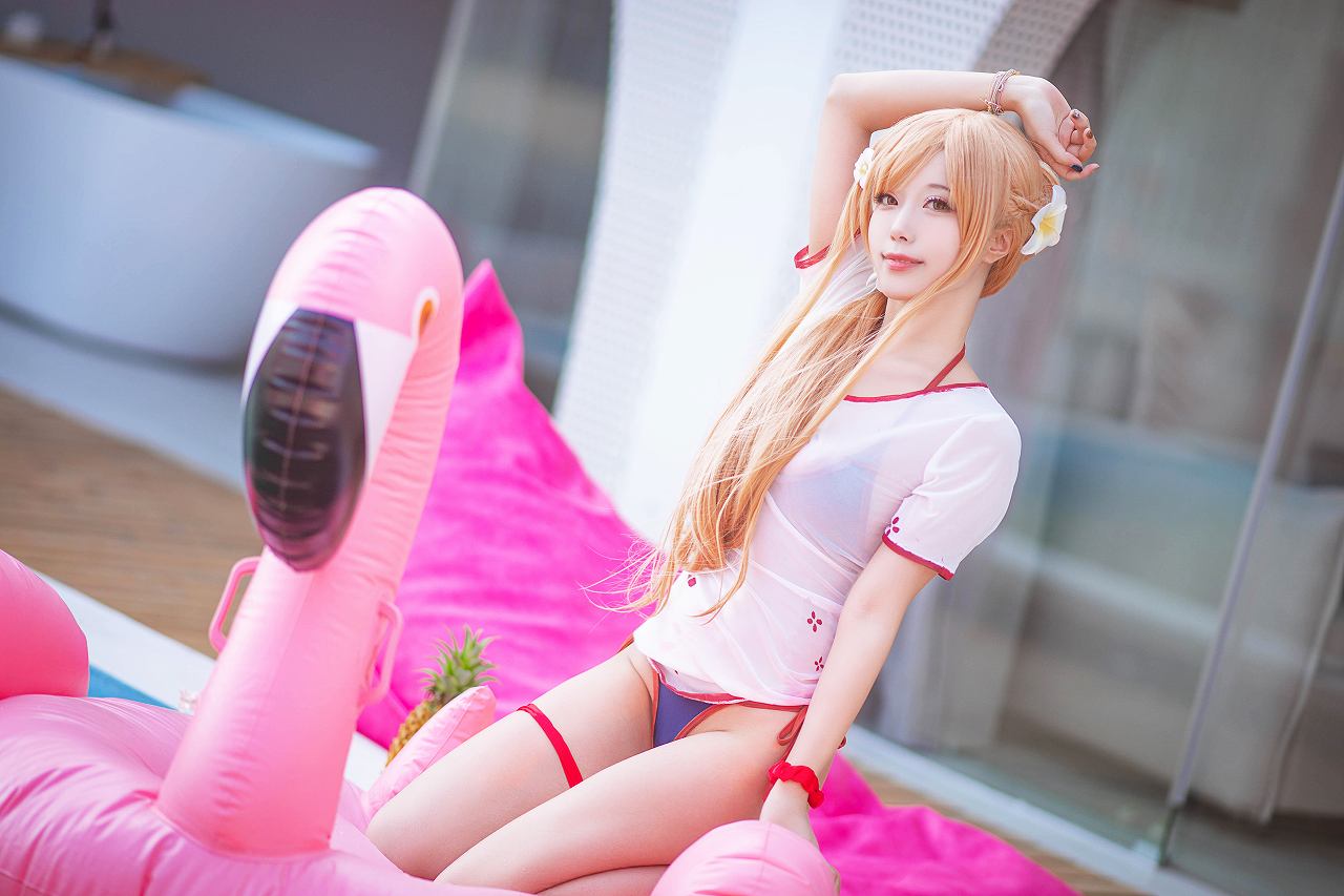 切切celia-亚丝娜泳装 [21P-190M] cosplay美女-第5张
