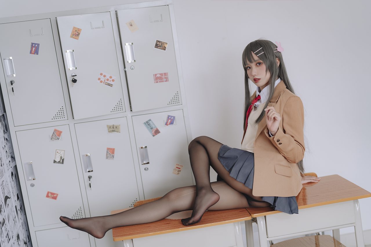 果咩酱w-麻衣校服 [30P-228M] JK制服-第2张