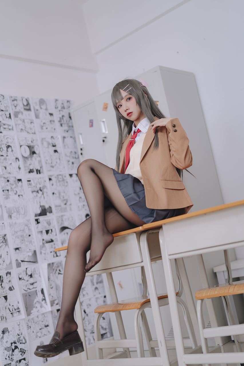 果咩酱w-麻衣校服 [30P-228M] JK制服-第5张