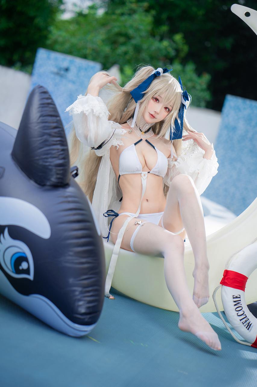 阿包也是兔娘-安克雷奇泳装 [36P-304MB] cosplay美女-第4张