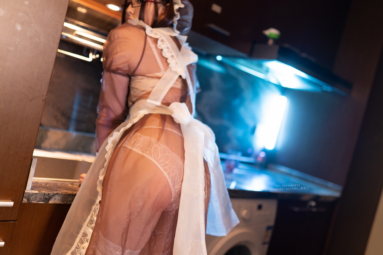 Natsuko夏夏子 - 透明女仆 [76P-474M] 网红福利-第6张