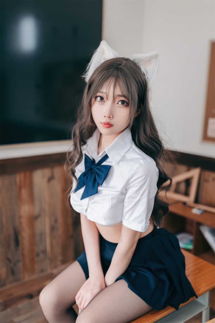 杏仁曲奇-生徒会坏猫猫 [52P-294MB] JK制服-第5张