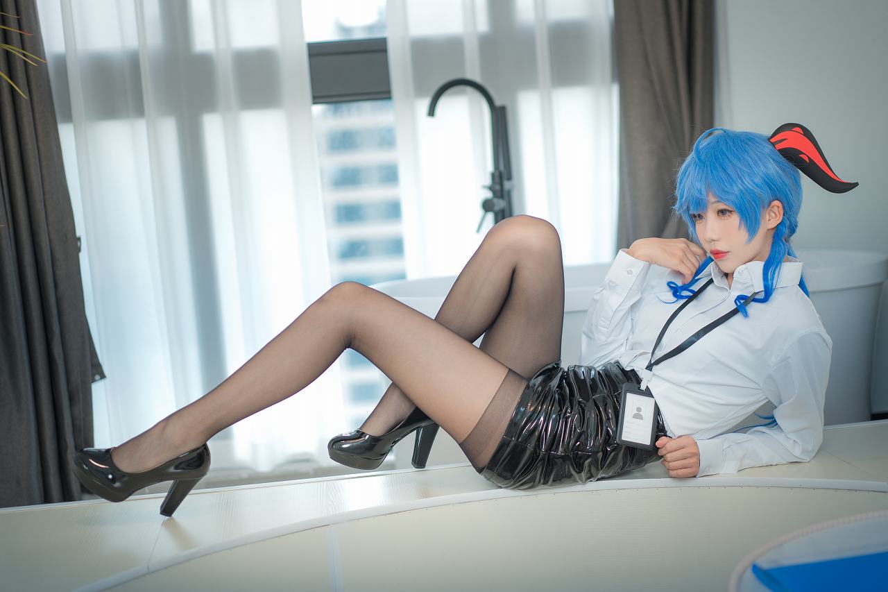 影子喵Ghost-甘雨OL [35P-366MB] OL制服-第1张